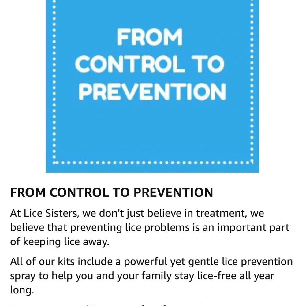 Head Lice Kit - Non-Toxic, Natural Spray Treatment, Comb, Kills Lice & Eggs